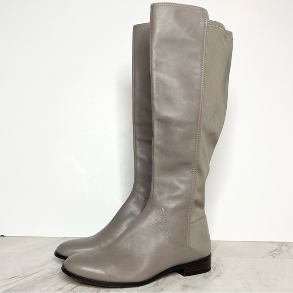 Louise et Cie Verdi Leather Gray Stretch Boot 7M - Picture 1 of 12
